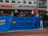 Transparent der "roten Antifa"