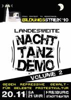 Landesweite Bildungsstreik-Nachttanz-DEMO in Freiburg