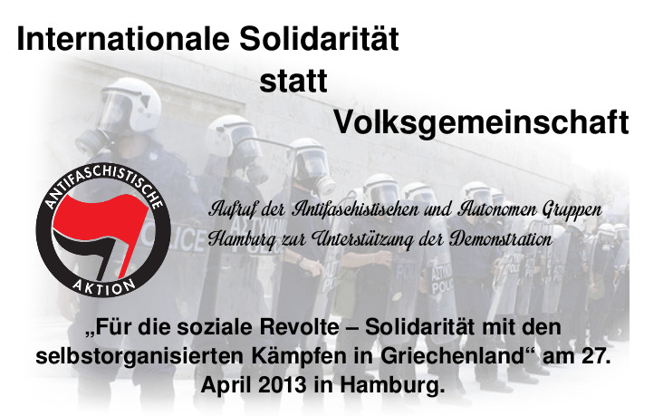 Internationale Solidarität statt Volksgemeinschaft