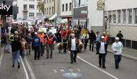 Anti-Bahntrassen-Demo