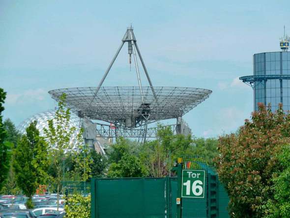 Die alte Kuppel des Ionosphäreninstituts steht jetzt im Europa-Park Rust. Foto: Ulrika Martel