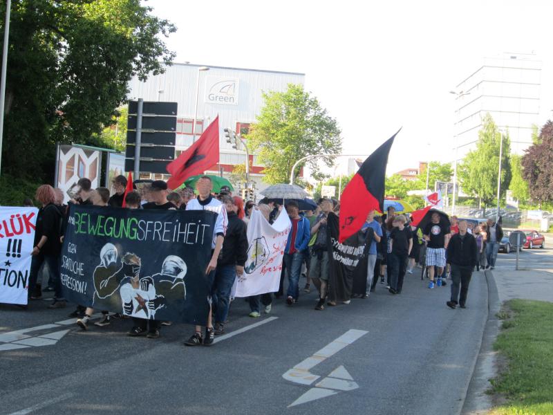 Demo weiter in Bewegung