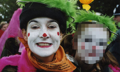 Lynn Watson was a member of the Clandestine Insurgent Rebel Clown Army. Photograph: Guardian