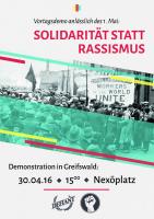 Solidarität statt Rassismus!