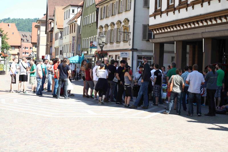 Antifa-Abenddemo in Leonberg