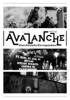 AVALANCHE - Anarchistische Korrespondenz Nr. 7 auf Deutsch