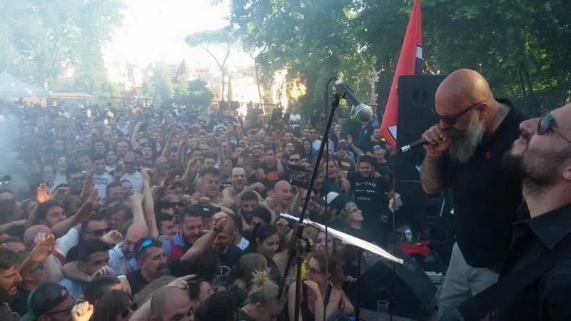 CasaPound - Konzert im Parco del Colle Oppio am 21.05.2016 in Rom- ZetaZeroAlfa