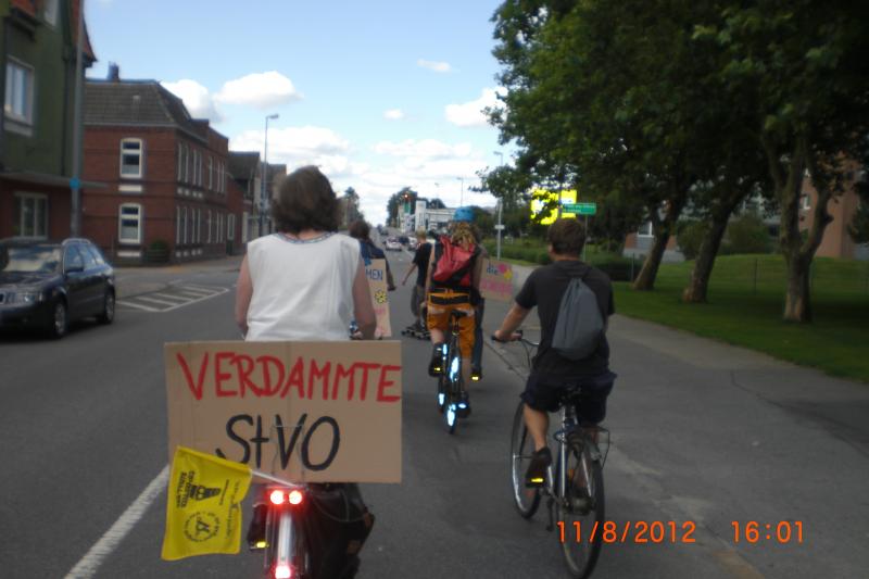 Die Fahrraddemo