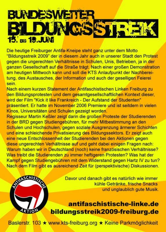 Flyer Rückseite