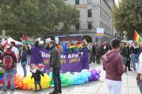 Oktober 2015: Kundgebung auf dem Schlossplatz