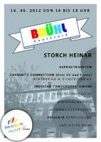 Flyer JuSo Brühlfest gegen braunes Gedankengut