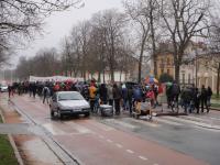 Demo von hinten