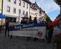 Sponti im Anschluss der Proteste