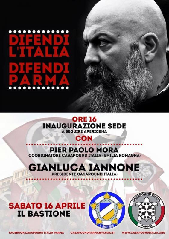 Einweihung CasaPound Sitz Parma - 16.04.2016