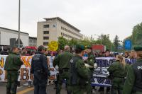 Bullen stoppen SiG-Demo auf dem Rotteckring