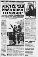 Marko Per­ković beim Ustascha-Gruß, kroa­ti­sche Zeit­schrift, 1992