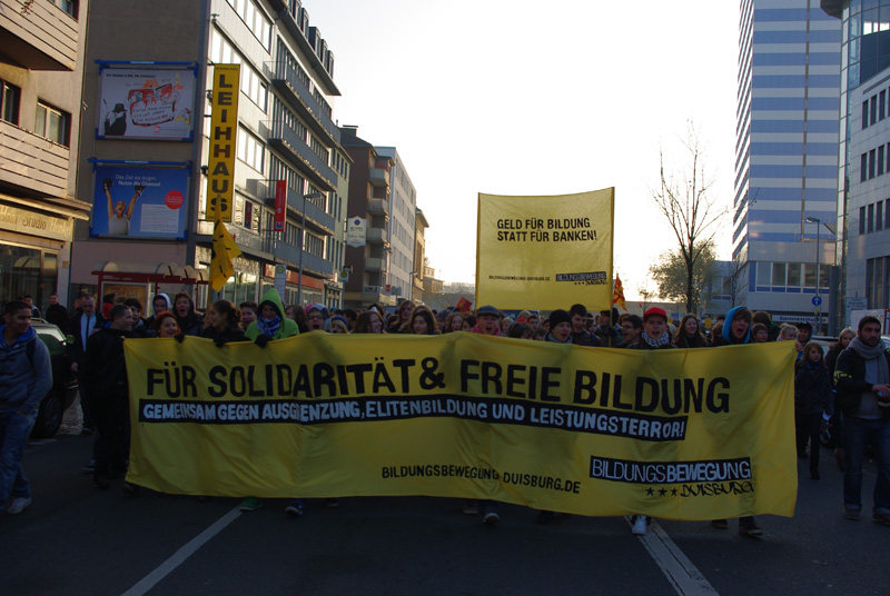 Bildungsstreik Duisburg