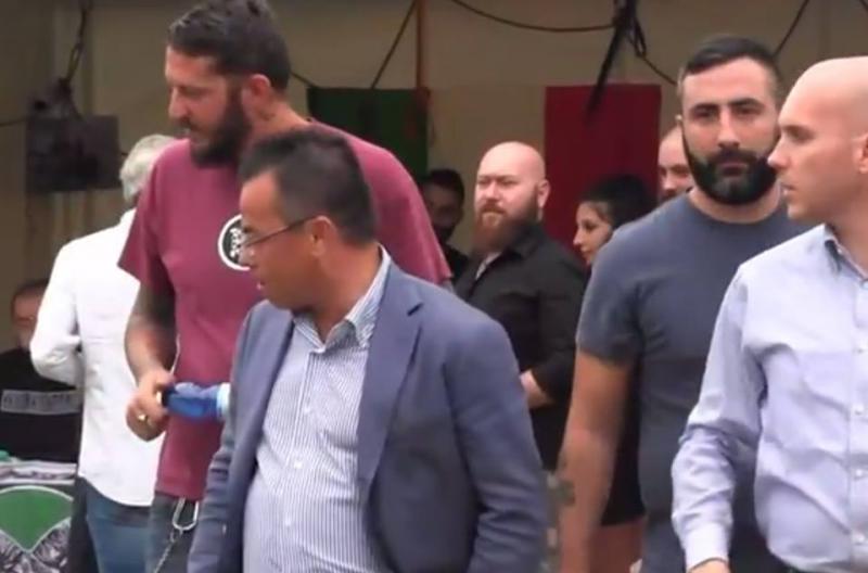 Marco Racca (CasaPound), Gianluca Buonanno (Lega Nord), Davide di Stefano (CasaPound), Mauro Antonini (CasaPound)