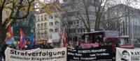 Demonstration zum Wohnort von Georg Klein