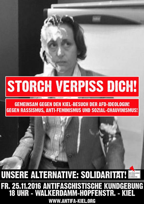 Storch verpiss dich!