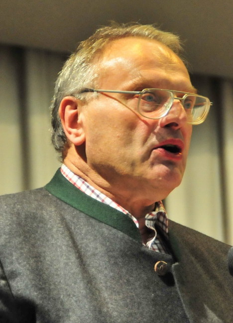 Axel Heinzmann bei Kandidatenvorstellung in Lichtenstein im Oktober 2010