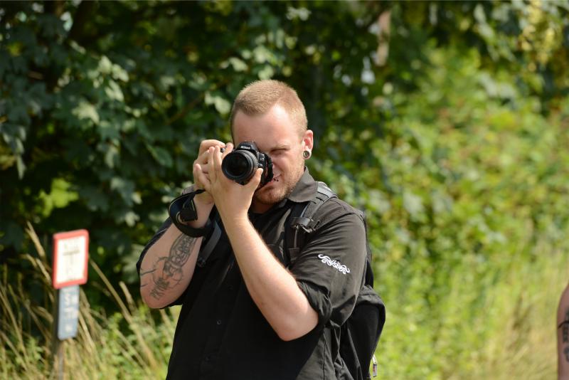 Michele Barkofsky, Wolfsburg betätigte sich als "Anti-Antifa"-Fotograf