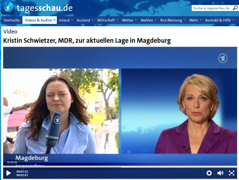 Tatort Magdeburg, Hitlergruß in der Tagesschau (2)