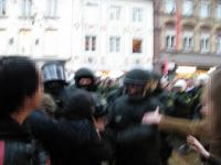 Antifaschistische Demonstration am 14. November 2009 in Freiburg