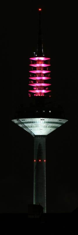 Europaturm bei Nacht