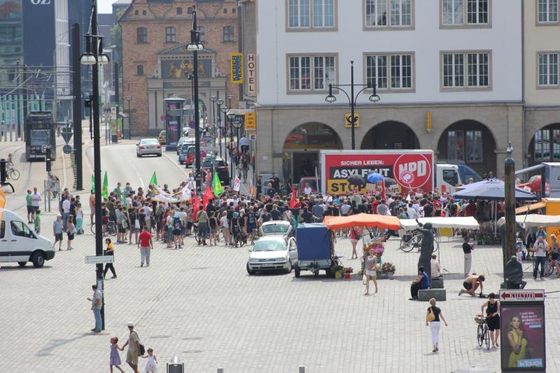 Rostock: der NPD die Tour versaut - 1