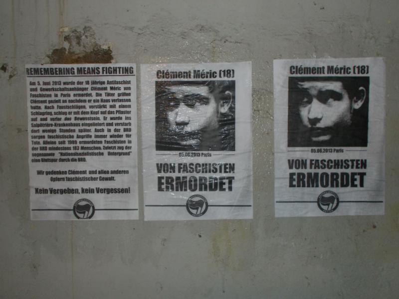 Clement Plakate in Freiburg 2