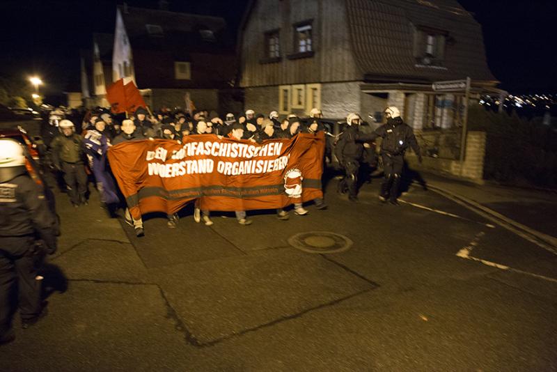 Proteste gegen die faschistische Fackelmahnwache 2017 8