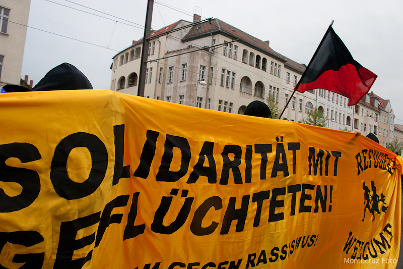 Solidarität mit Geflüchteten - Refugees Welcome