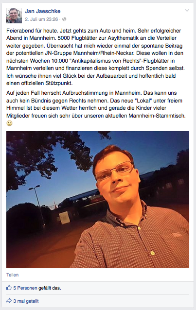 Jan Jaeschke auf Facebook