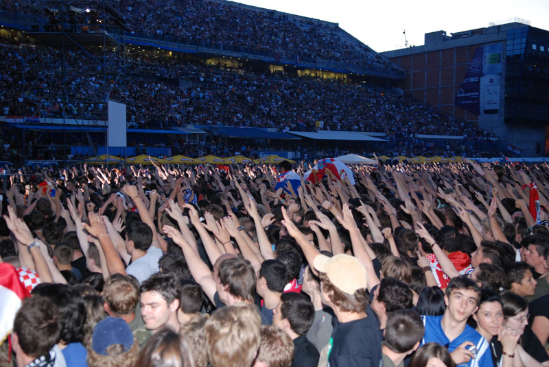 Zagreb, 2007: Hun­derte Ustascha-Grüße