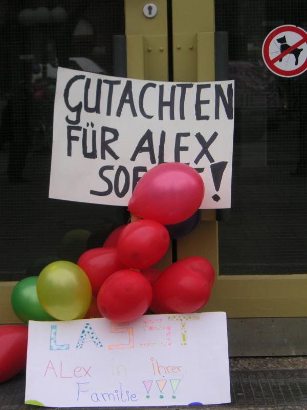 Gutachten für Alex sofort!