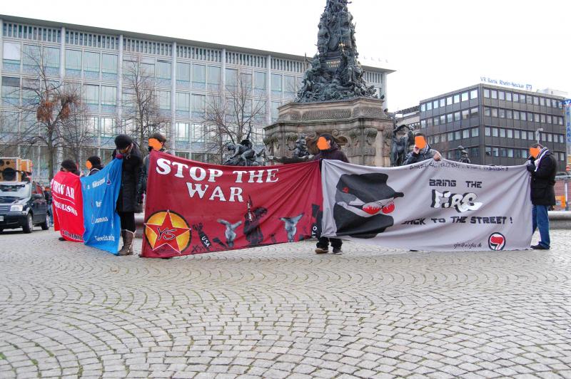 Kundgebung am Paradeplatz