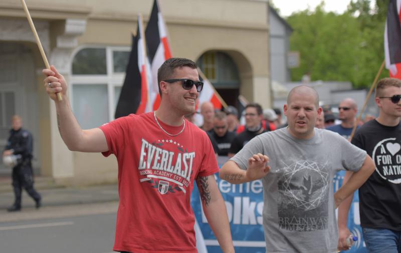 Johannes Bachmann und Patrick Hilenbrand beim „Tag der deutschen Zukunft“ in Dortmund