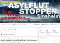 Veranstaltungseintrag zum 13. Juni bei Facebook