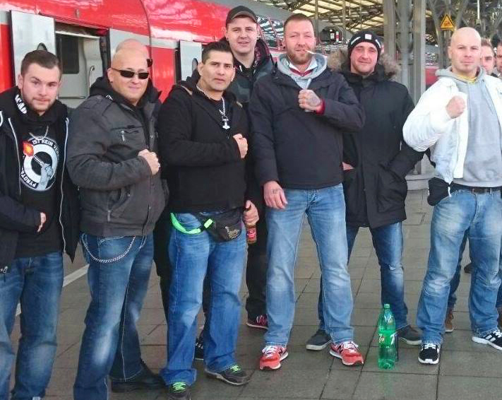 Hogesa/Pegida Demo 9.Januar Köln - Angel Jose Slaby, Paul Frech, Ben Scherer