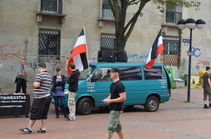 Sebastian Kornmeier bei Nazikundgebung