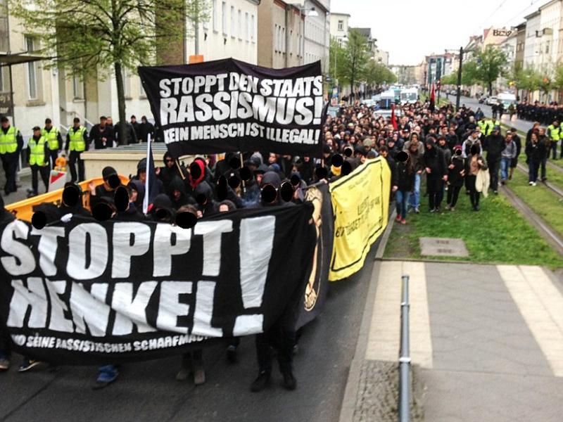 Demo zieht über Weißensees Einkaufsmeile