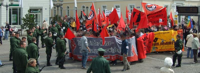 Einzug auf den Marktplatz