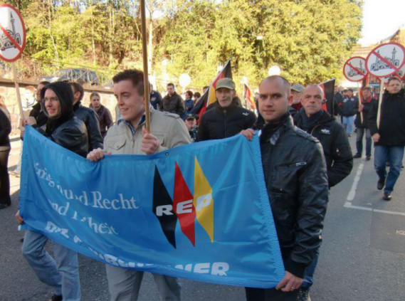 Thomas Pick auf der PRO NRW-Demonstration