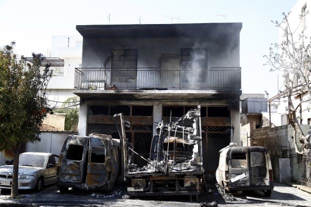 Athens, Greece: Incendiary attack against a poultry company in solidarity with imprisoned hunger strikers