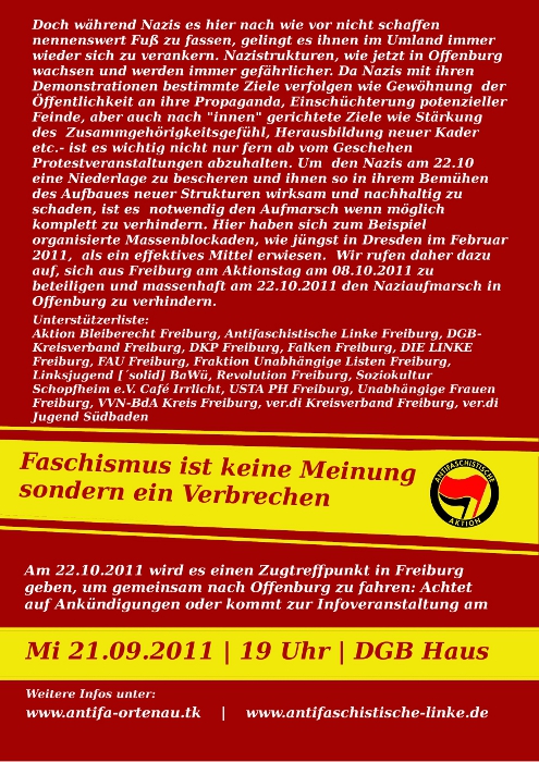 Flyer Rückseite