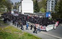 Die Antifa-Demo von Oben. Bild: Caruso Pinguin