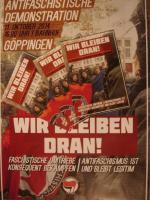 Flyer: Wir bleiben dran!