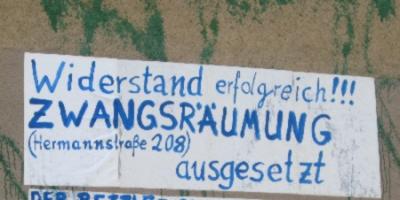 zwangsräumung abgesagt