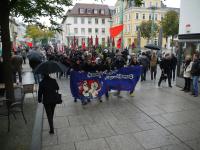 Spontandemo in der Innenstadt